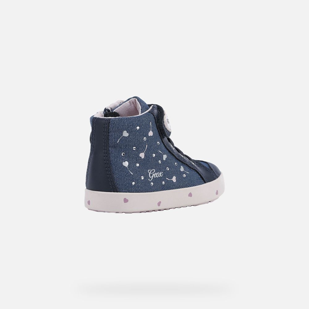 Geox Sneakers Navy/Pink Kilwi Girl - Geox Baby Shoes - WCAMRK029